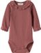 Lil' Atelier Baby Romper Biologisch katoen Gestreept Vrouwen Withered Rose1