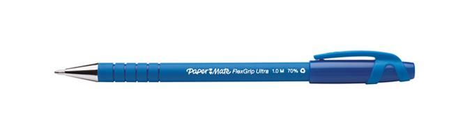 Paper Mate Flexgrip Ultra - Balpen - Blauw - 12 stuks