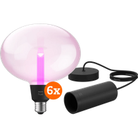 Philips Hue Lightguide Ellipse White and Color E27 6-pack + hanglampsnoer
