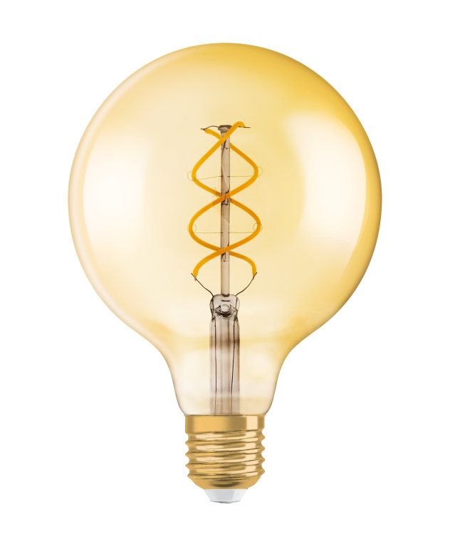 Osram Vintage 1906 LED-lamp - E27 - 4W - 250lm - 2000K - Globe - Dimbaar