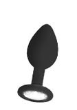 Ouch! Diamond Butt Plug - Regular - Black