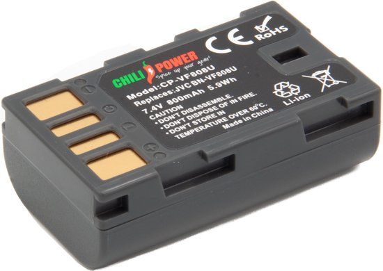 Chili Power ChiliPower JVC BN-VF808U accu - 800mAh