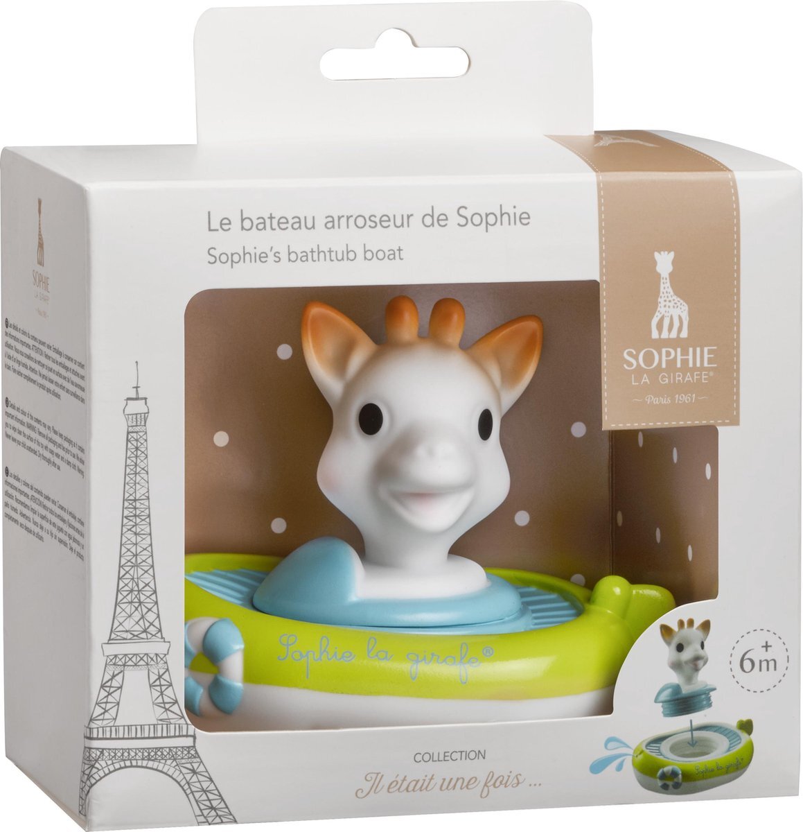 Sophie de Giraf Sophie la girafe® Kleine spuitboot