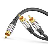 sonero S-AC900-020 - RCA - Male - 2 x RCA - Male - 2 m - Black