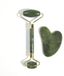Okado Jaderoller et pierre Gua Sha – Set de massage du visage – Vert