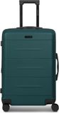 Police London 4 wielen Trolley 64 cm met uitbreidingsplooi - Harde bagage - Combinatieslot - petrol