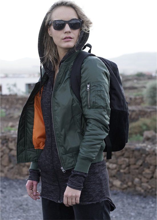 Urban Classics Basic Bomber Jacket - XS - Green