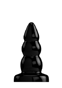 Bottom Line - Buttplug - Model 6 Black - 5inch