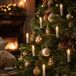 Merkloos Kaarsen lichtsnoer - 700 cm - 30 LED kaarsen - warm wit - kerstverlichting - binnen