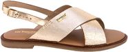 Dresco Doalisse sandales en cuir avec brides or taille 37