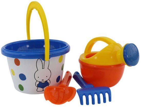 Rubo Toys Nijntje Strandset 9,5cm 5dlg. Meerkleurig Kunststof