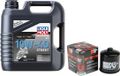 K&N Kit d'entretien pour Honda, Kawasaki, Suzuki, Triumph, 10W-40, numéro de modèle KN-204