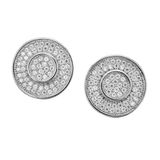 Orphelia ZO-7259 - Oorbel rond - 925 Zilver - Zirkonia - 1.4 cm