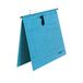 FALKEN 25-pack hangmappen UniReg. Gemaakt in Duitsland. Koomannisch schrift, gemaakt van gerecycled karton voor DIN A4 blauw engel ideaal voor het losse blad op kantoor en de overheid,25 Stuks