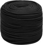 vidaXL Multifunctioneel touw 8 mm 250 m Zwart PP