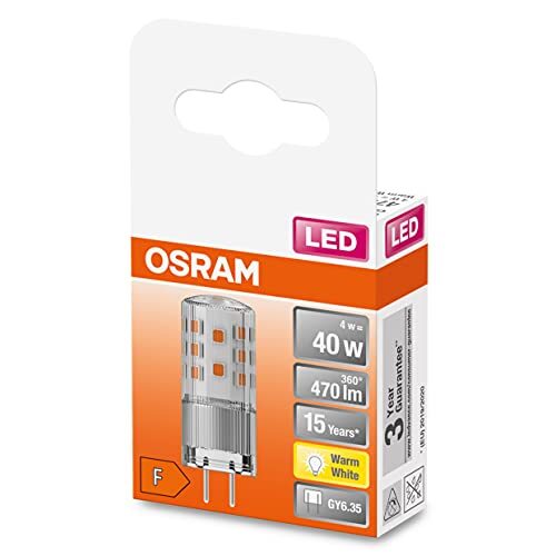 OSRAM Lamps OSRAM LED lamp, Base: GY6.35, Warm wit, 2700K, 4W, vervanger voor 40 W, helder, LED PIN 12 V Verpakking van 6