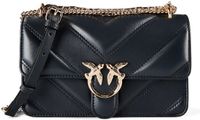 PINKO Love One Mini Crossbody tas Leer 20.5 cm - Dames - Blauw
