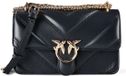 PINKO Love One Mini Crossbody tas Leer 20.5 cm - Dames - Blauw
