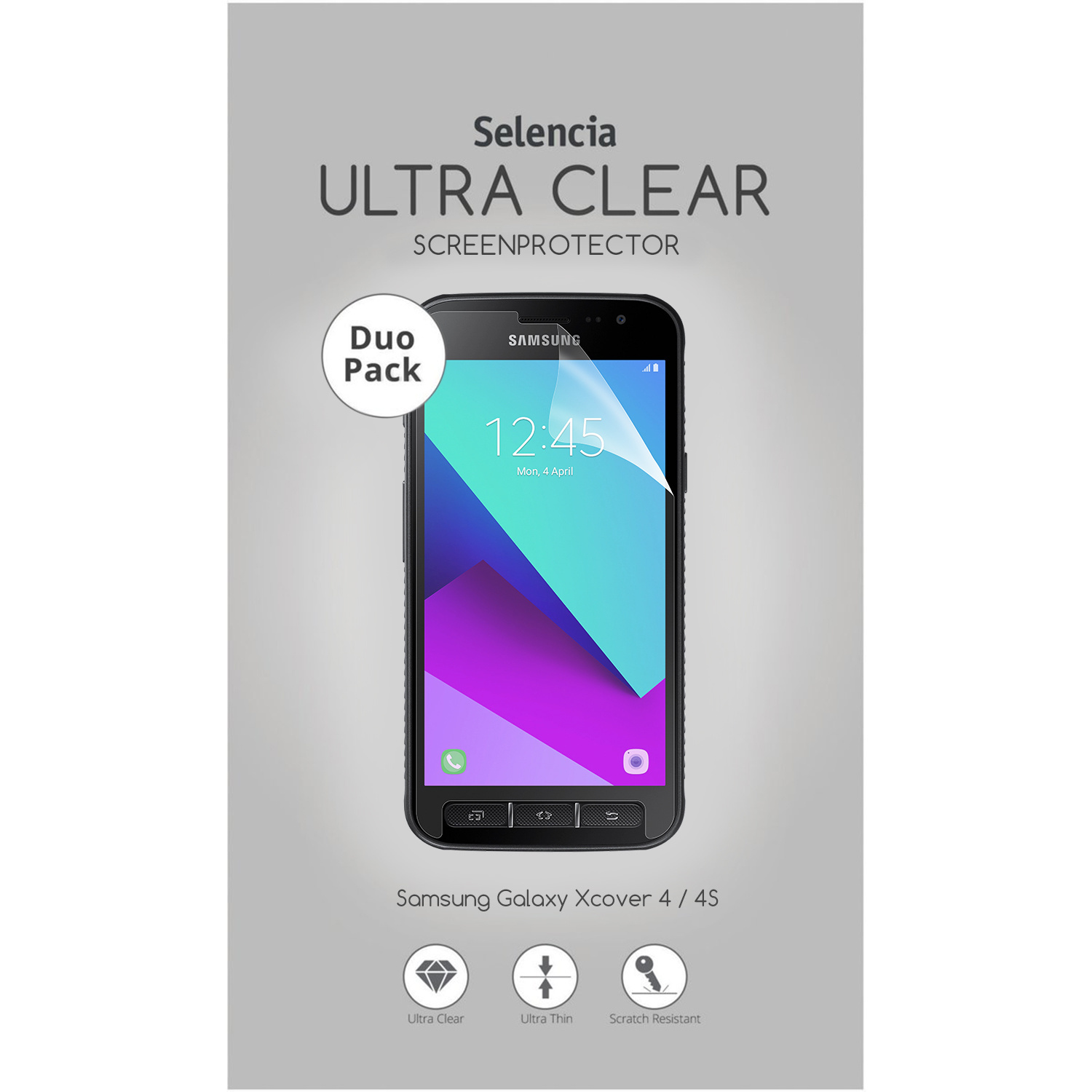 Selencia Pack Ultra Clear Screenprotector voor de Samsung Galaxy Xcover 4 / 4S
