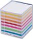 Folia Memokubus + inhoud - 9,5x9,5x9,5cm 700 vel Blanc/coloré