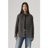 LEVI'S ® Blouse 'Teodora Western Shirt' black denim