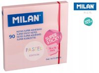 Milan Pastel Post-it Notities 76x76mm - Extra Sterke Kleefkracht, 90 Vel