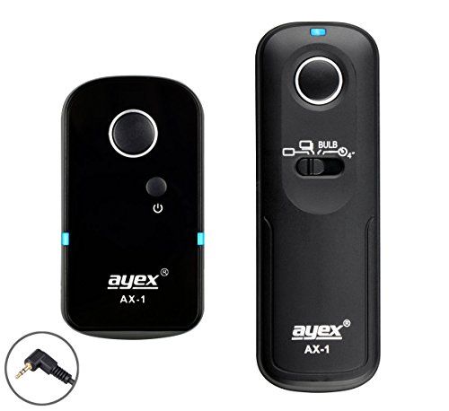 Ayex AX-1 Draadloze Afstandsbediening voor Canon EOS R, RP, 80D, 1500D, 1300D, 1200D, 1100D, 760D, 750D, 650D, M6