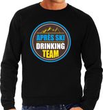 Bellatio Decorations Shoppartners Bv Apres ski trui Apres ski drinking team zwart heren - Wintersport sweater - Foute apres ski outfit/ kleding/ verkleedkleding XL
