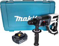 Makita DHR 202 F1W accu-boorhamer 18 V 20 mm 2,0 J wit + 1x accu 3,0 Ah + koffer - zonder oplader
