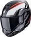 Scorpion EXO-Tech Evo Furio Zwart Grijs Rood Systeemhelm Maat XS