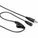 Allteq Jack verlengkabel - 3.5mm - Male To Female - Met volumeregelaar - 1 meter - Zwart
