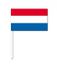 Merkloos / Sans marque Suthor Papierverarbeitung Gmbh & Co Kg Zwaaivlaggetjes Nederland - 100x - 12 x 24 cm - handvlaggetjes - versiering - feestartikelen