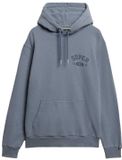 Superdry Athletic Essentials Hoodie Heren L Flint Stone Blue Grey