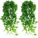 VVGoods Plantes artificielles suspendues 110CM - Lot de 2