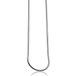 Zinzi 45cm zilveren slangen collier 1mm breed ZISL45