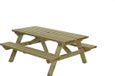 Talen Buitenmeubelen Picknicktafel - Groen - 180x160 cm