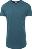 Urban Classics Shaped Long Tee T-shirt petrol 5XL Coton Hommes