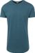 Urban Classics Shaped Long Tee T-shirt petrol 5XL Coton Hommes