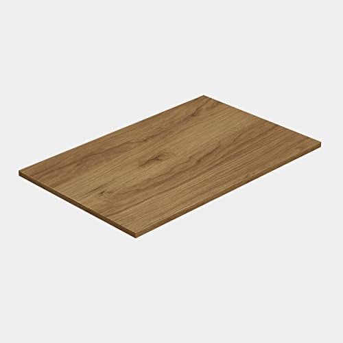 Baikal Werkblad van hout voor badkamer, melamine, 16 mm, combineerbaar met modulair meubelstuk - 8422325582788