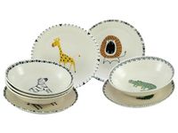 CreaTable 24863 Safari Bunt 8-delig tafelservies