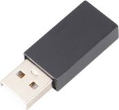 Merkloos Universele Datablocker USB naar USB Gegevensblokker Zwart
