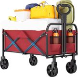 Happiq 50L Tuinwagen - Rood