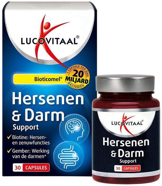 Lucovitaal Hersenen & Darm Support Bioticomel - 30 capsules