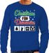 Bellatio Decorations Shoppartners Bv Foute Kersttrui / sweater - Christmas for dummies - Blauw - Heren - Maat XL