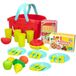 Colorbaby Panier avec jouets et nourriture de maquillage 33 pièces Ma maison multicolore Enfants