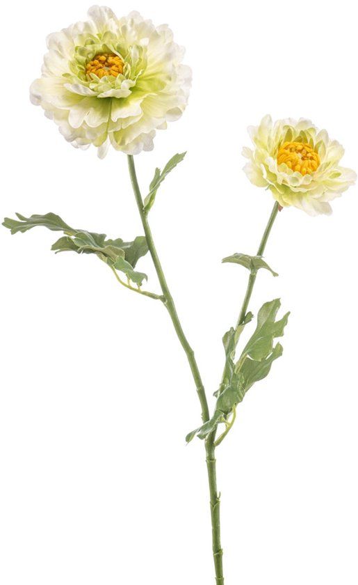 Emerald - Kunstbloem Ranonkel Japane 65cm groen