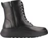 FitFlop Leren dameslaarzen F-Mode zwart