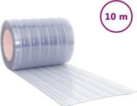 vidaXL Deurgordijn, transparant, 300 mm x 2,6 mm, 10 m, pvc