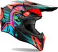 Airoh Wraaap Cyber Oranje Offroad Helm - Maat S