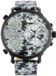 G. Rossi - Serie E11706A2 - Montre homme - Revêtement IPS antiallergique - Cadran Camo gris - Boîtier noir